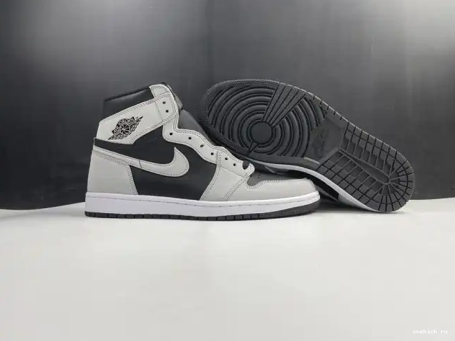 Chep Onekick Black Smoke 1 Air Jordan White Light High 555088-035 Grey Retro 0516